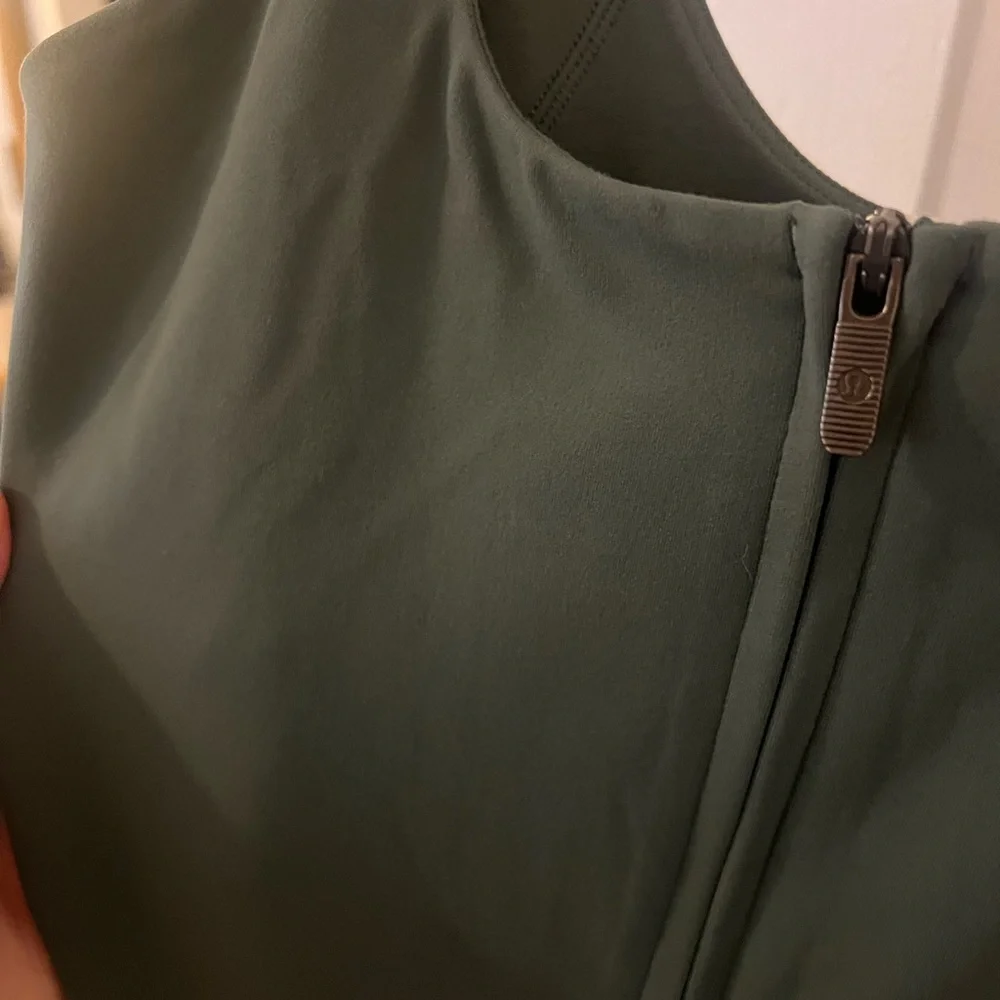 Lululemon align zip front bodysuit 32 mini flare size 2 - Picture 6 of 6